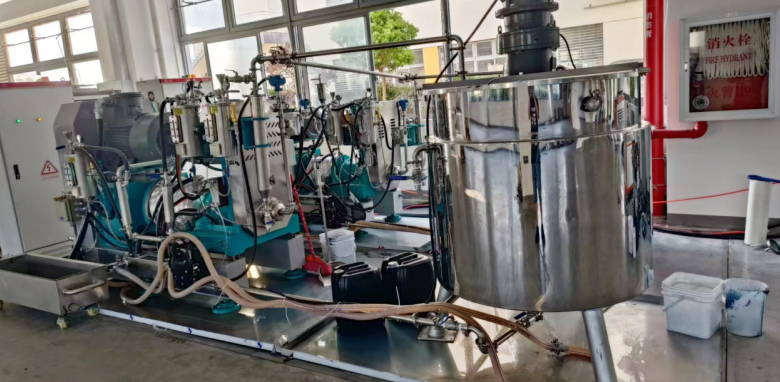 CNB-60LSD雙動(dòng)力納米棒銷式砂磨機(jī)